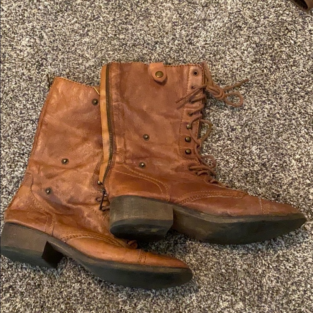 Steve Madden combat boots